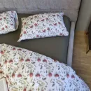 Іконка Постільна білизна фланель Святковий настрій/хакі Turkish flannel 5D (1)