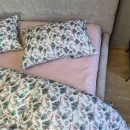 Иконка Постельное белье фланель Шапули/пудра Turkish flannel 5D (1)