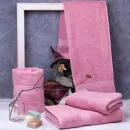 Іконка Рушник махровий рожевий 460 г/м2 (1)